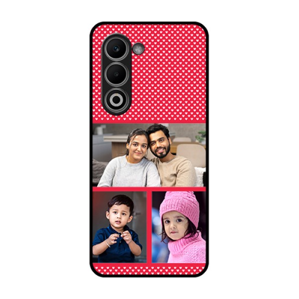 Oppo K13x 5G Custom Glass Phone Case - Bulk Photo Upload Design