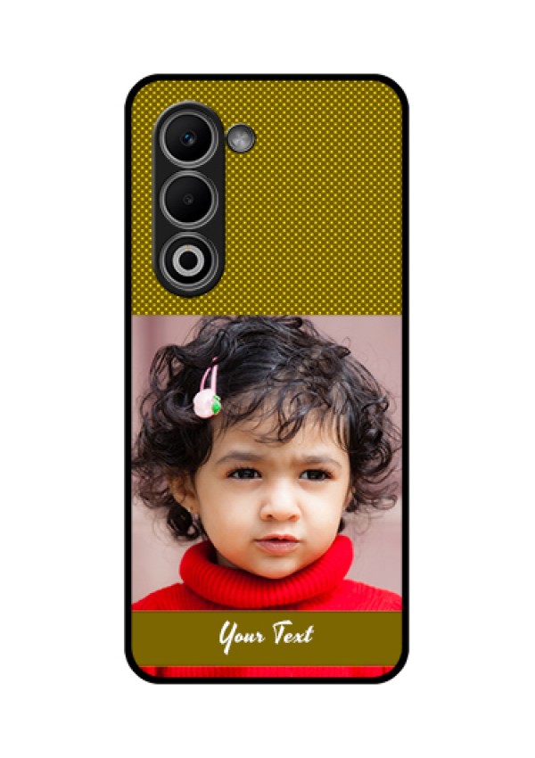 Oppo K13x 5G Custom Glass Phone Case - Simple Green Color Design
