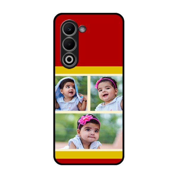Oppo K13x 5G Custom Glass Phone Case - Multiple Pic Upload Design