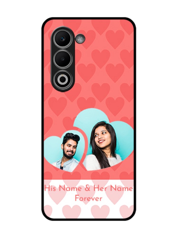Custom Oppo K13x 5G Custom Glass Phone Case - Couple Pic Upload Design