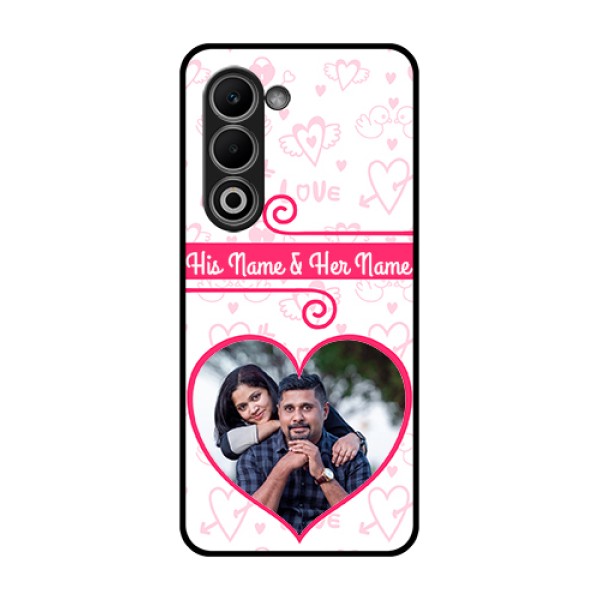 Oppo K13x 5G Custom Glass Phone Case - Heart Shape Love Design Oppo K13x 5G Custom Glass Phone Case - Heart Shape Love Design