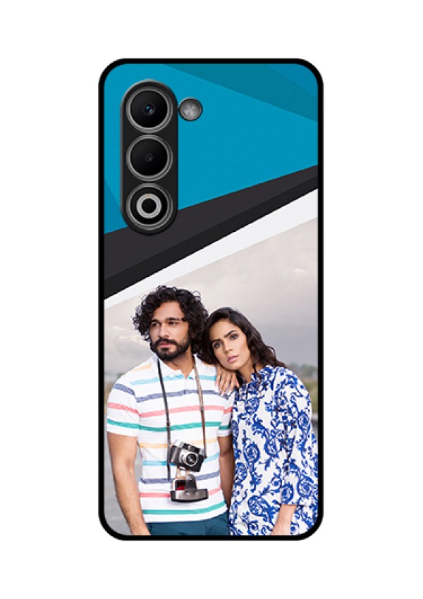Oppo K13x 5G Custom Glass Phone Case - Simple Pattern Photo Upload Design