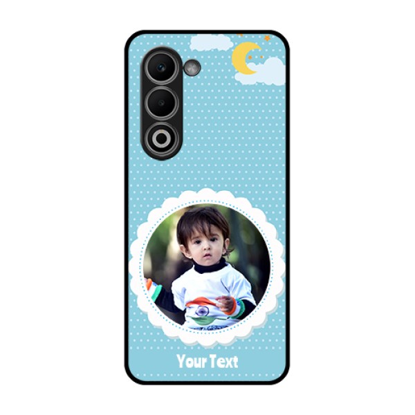 Oppo K13x 5G Custom Glass Phone Case - Violet Pattern Design