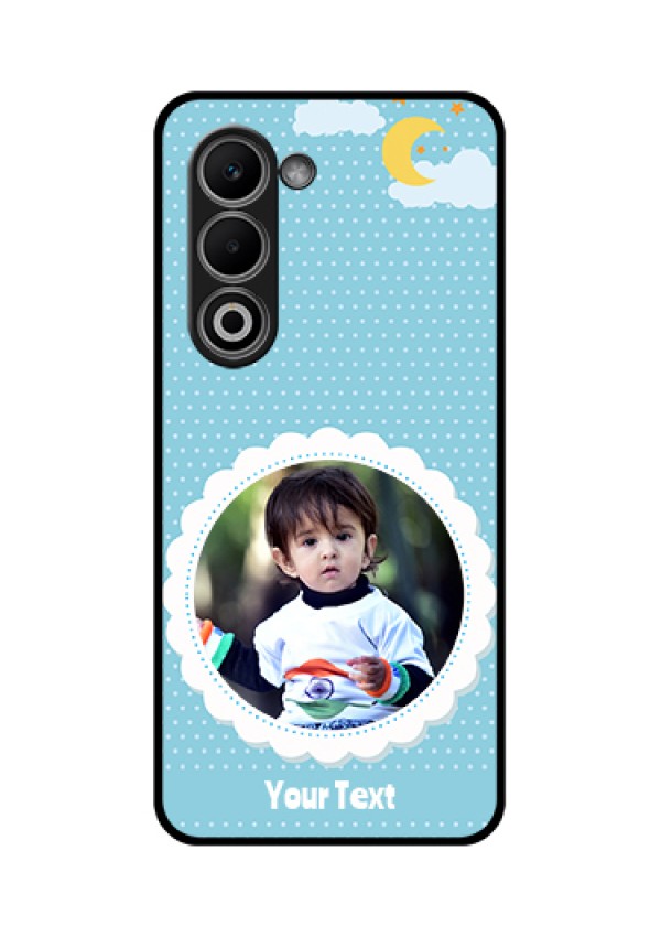 Oppo K13x 5G Custom Glass Phone Case - Violet Pattern Design