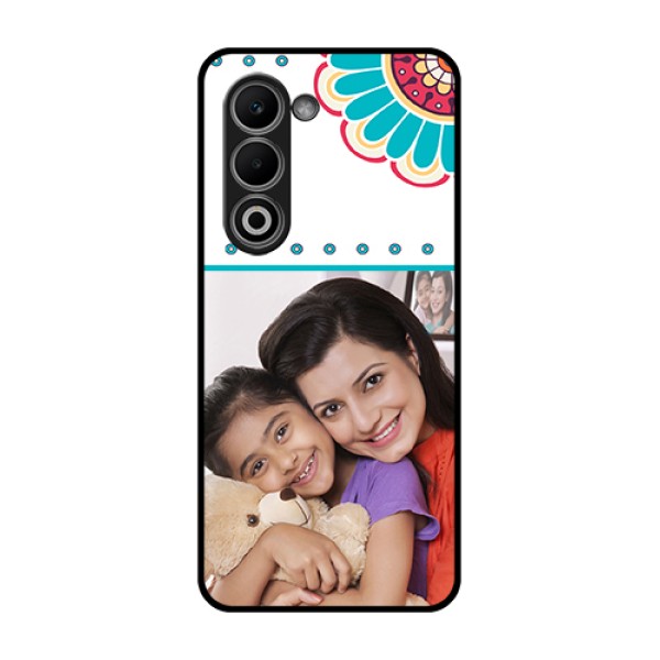 Oppo K13x 5G Custom Glass Phone Case - Flower Design