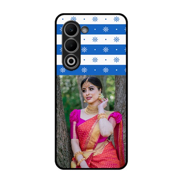 Oppo K13x 5G Custom Glass Phone Case - Snow Pattern Design