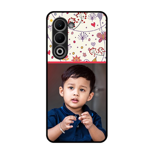 Oppo K13x 5G Custom Glass Phone Case - Premium Floral Design