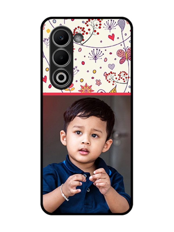 Custom Oppo K13x 5G Custom Glass Phone Case - Premium Floral Design