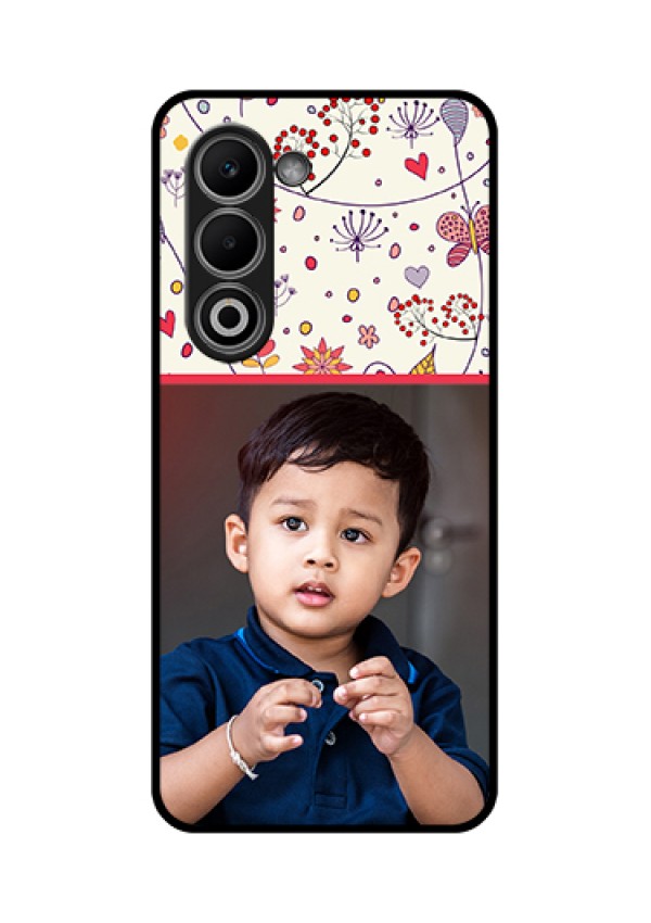 Oppo K13x 5G Custom Glass Phone Case - Premium Floral Design