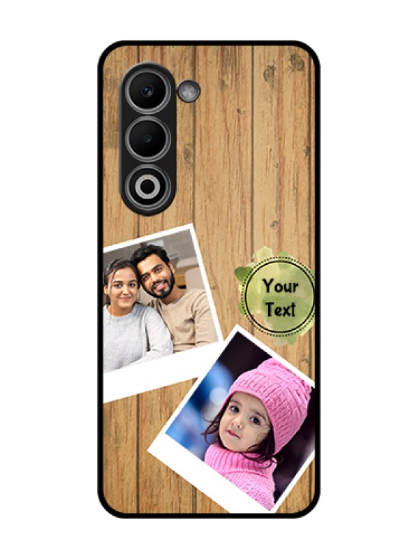 Custom Oppo K13x 5G Custom Glass Phone Case - Wooden Texture Design