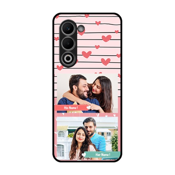 Oppo K13x 5G Custom Glass Phone Case - Photo With Heart Design