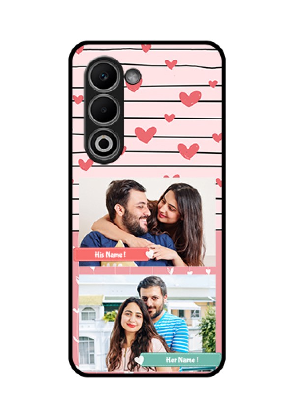 Oppo K13x 5G Custom Glass Phone Case - Photo With Heart Design