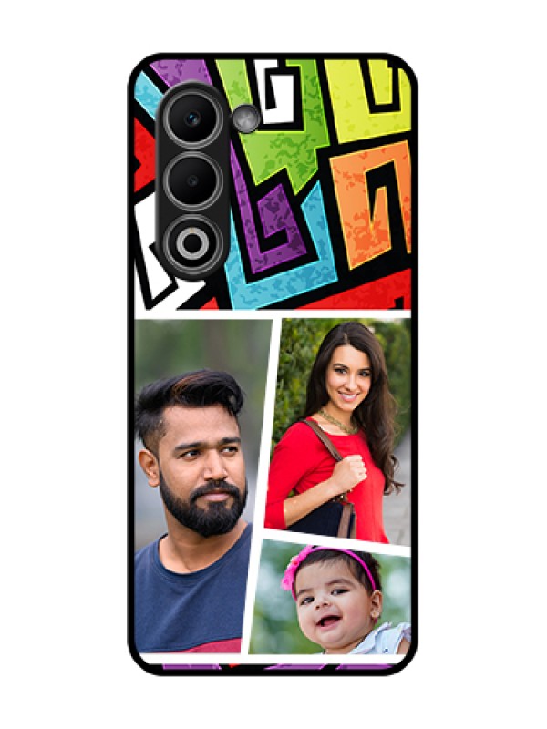 Custom Oppo K13x 5G Custom Glass Phone Case - Graffiti Pattern Design