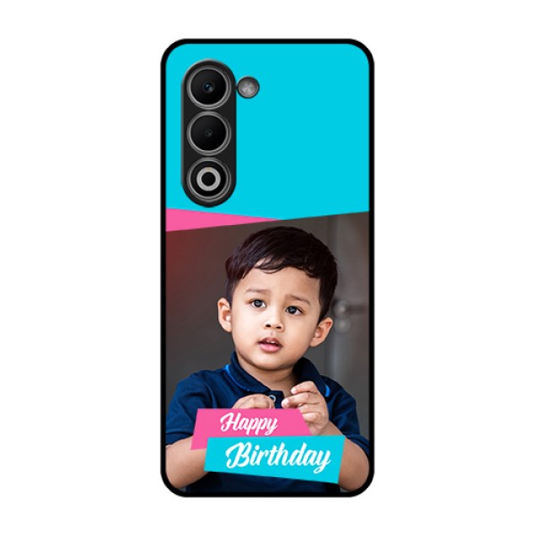 Oppo K13x 5G Custom Glass Phone Case - Image Holder With 2 Color Design