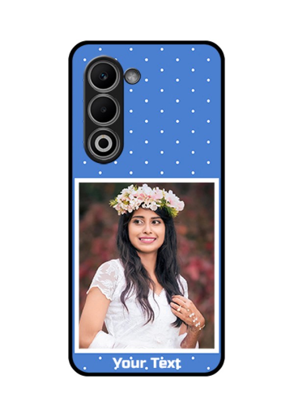 Oppo K13x 5G Custom Glass Phone Case - Polka Dots Design