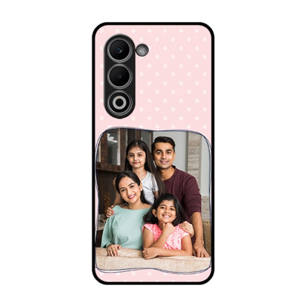 Oppo K13x 5G Custom Glass Phone Case - Family With Dots Design