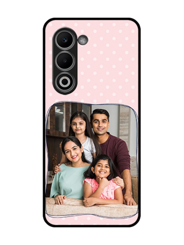 Custom Oppo K13x 5G Custom Glass Phone Case - Family With Dots Design