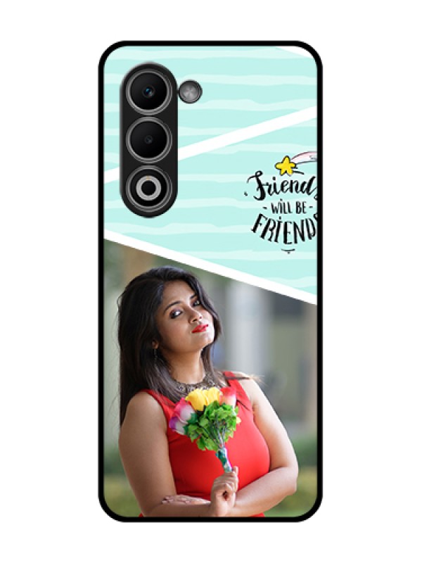 Custom Oppo K13x 5G Custom Glass Phone Case - Friends Picture Icon Design