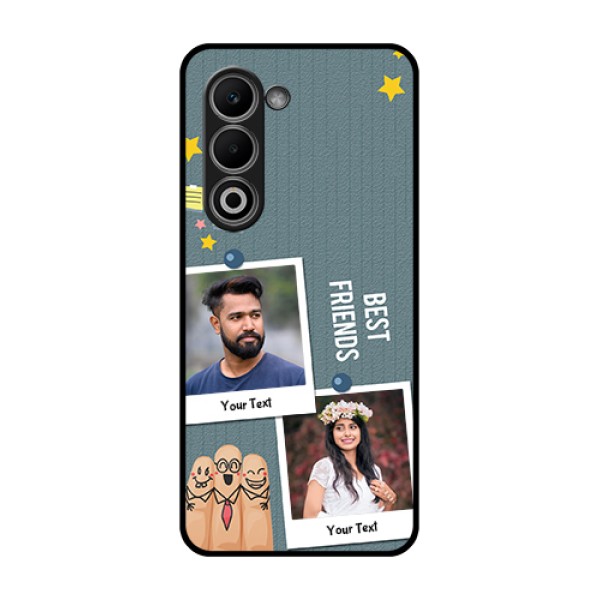 Oppo K13x 5G Custom Glass Phone Case - Sticky Frames And Friendship Design Oppo K13x 5G Custom Glass Phone Case - Sticky Frames And Friendship Design