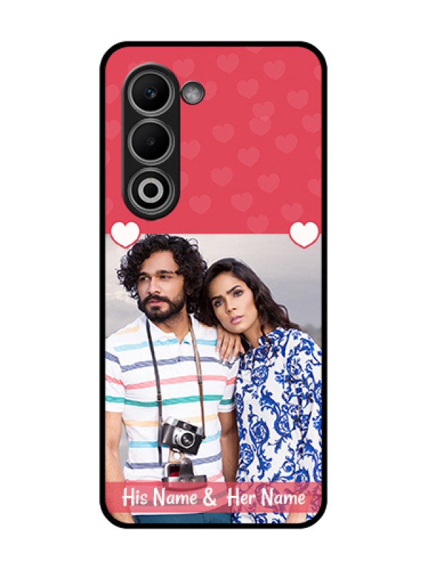 Custom Oppo K13x 5G Custom Glass Phone Case - Simple Love Design