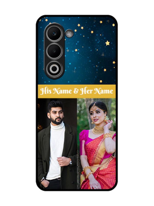 Custom Oppo K13x 5G Custom Glass Phone Case - Galaxy Stars Backdrop Design