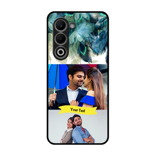 Oppo K13x 5G Custom Glass Phone Case - Image With Boho Peacock Feather Design Oppo K13x 5G Custom Glass Phone Case - Image With Boho Peacock Feather Design