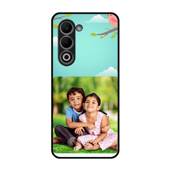 Oppo K13x 5G Custom Glass Phone Case - Doodle Love Design