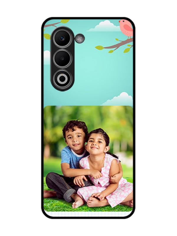 Custom Oppo K13x 5G Custom Glass Phone Case - Doodle Love Design