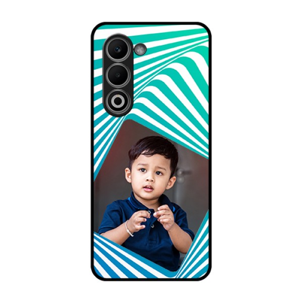 Oppo K13x 5G Custom Glass Phone Case - Abstract Spiral Design