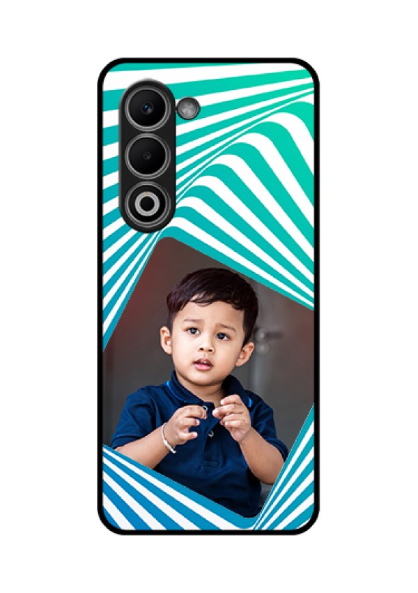 Oppo K13x 5G Custom Glass Phone Case - Abstract Spiral Design