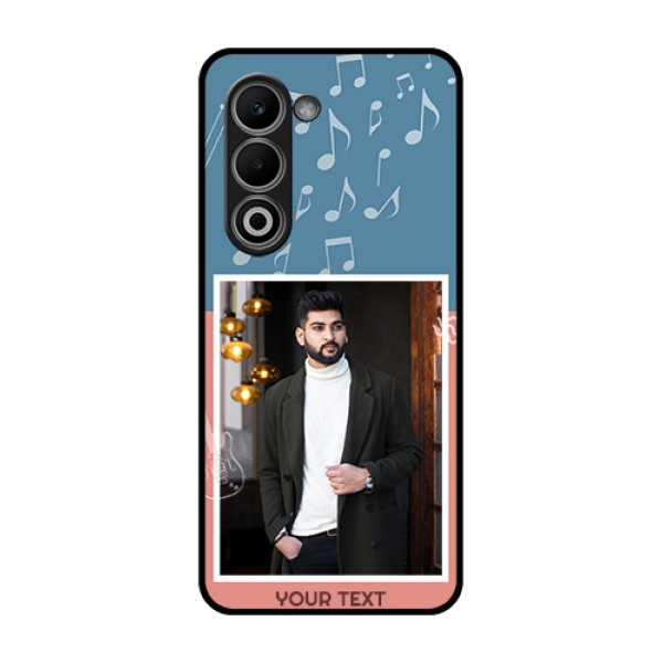 Oppo K13x 5G Custom Glass Phone Case - With Color Musical Note Design Oppo K13x 5G Custom Glass Phone Case - With Color Musical Note Design
