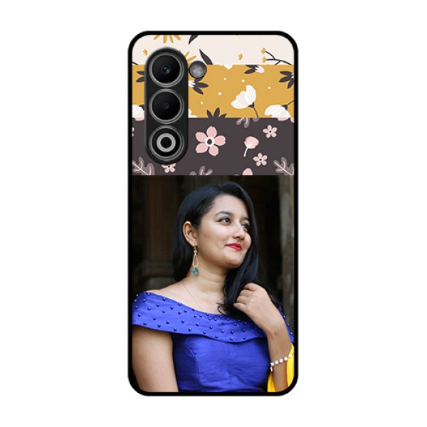 Oppo K13x 5G Custom Glass Phone Case - Stylish Floral Design