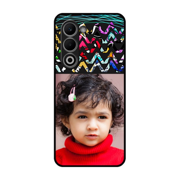 Oppo K13x 5G Custom Glass Phone Case - Neon Abstract Design