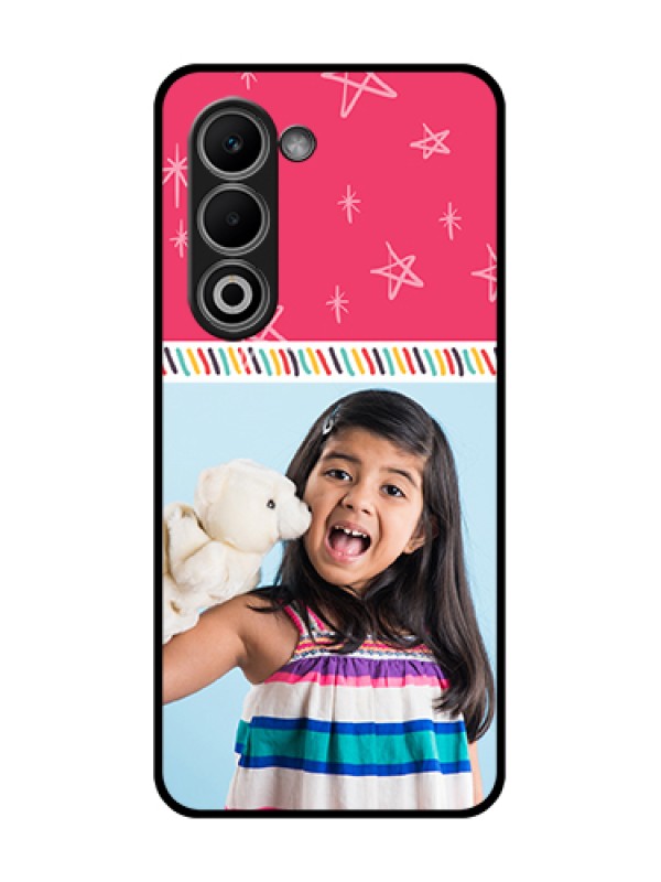 Custom Oppo K13x 5G Custom Glass Phone Case - Line Art Design