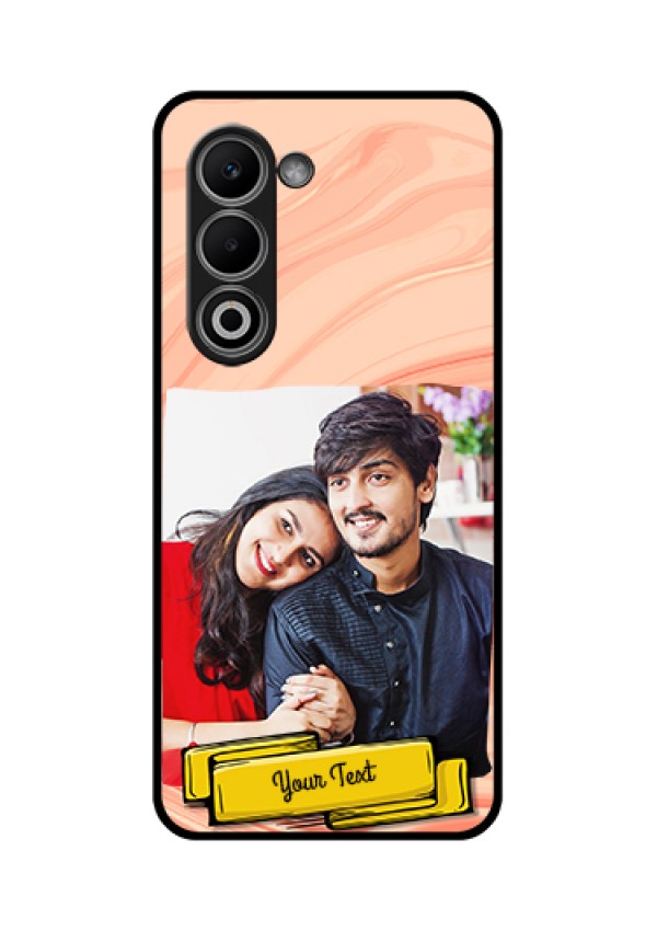 Oppo K13x 5G Custom Glass Phone Case - Marble Texture Design