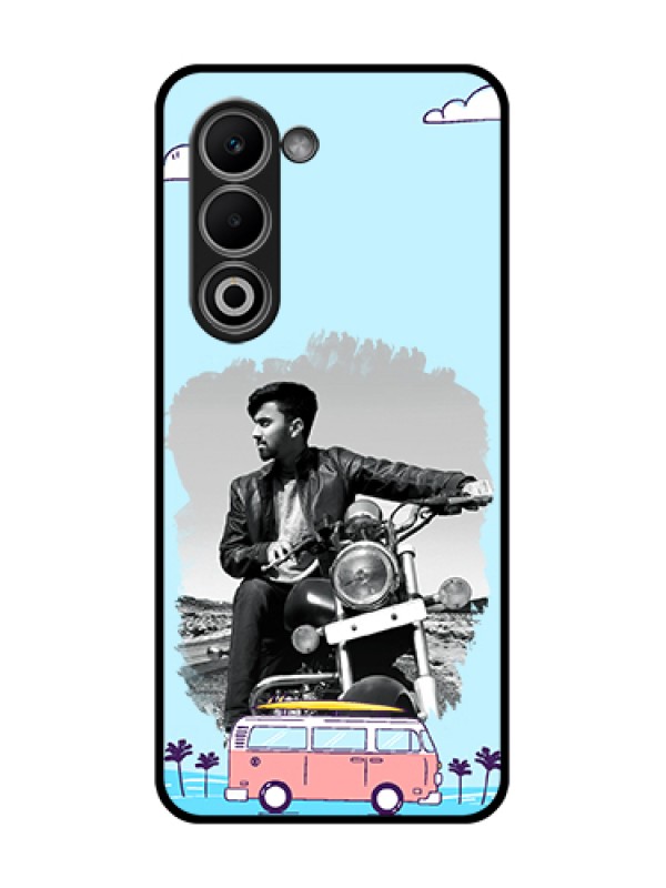 Custom Oppo K13x 5G Custom Glass Phone Case - Travel & Adventure Design