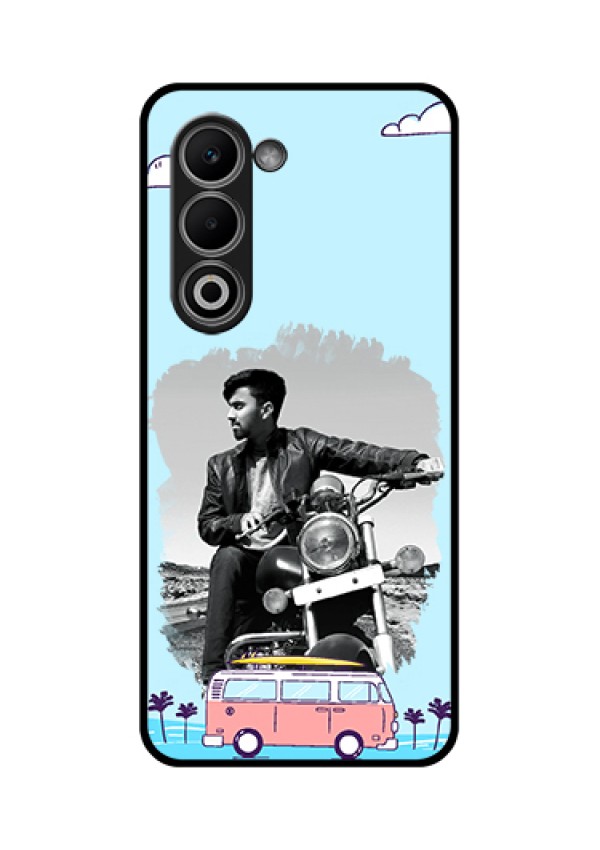 Oppo K13x 5G Custom Glass Phone Case - Travel & Adventure Design