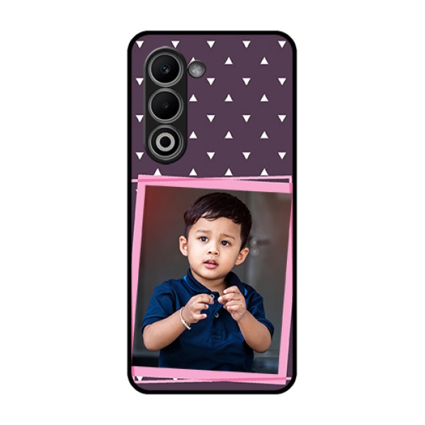 Oppo K13x 5G Custom Glass Phone Case - Triangle Pattern Dotted Design Oppo K13x 5G Custom Glass Phone Case - Triangle Pattern Dotted Design