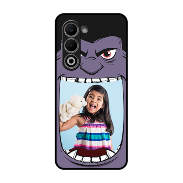 Oppo K13x 5G Custom Glass Phone Case - Angry Monster Design