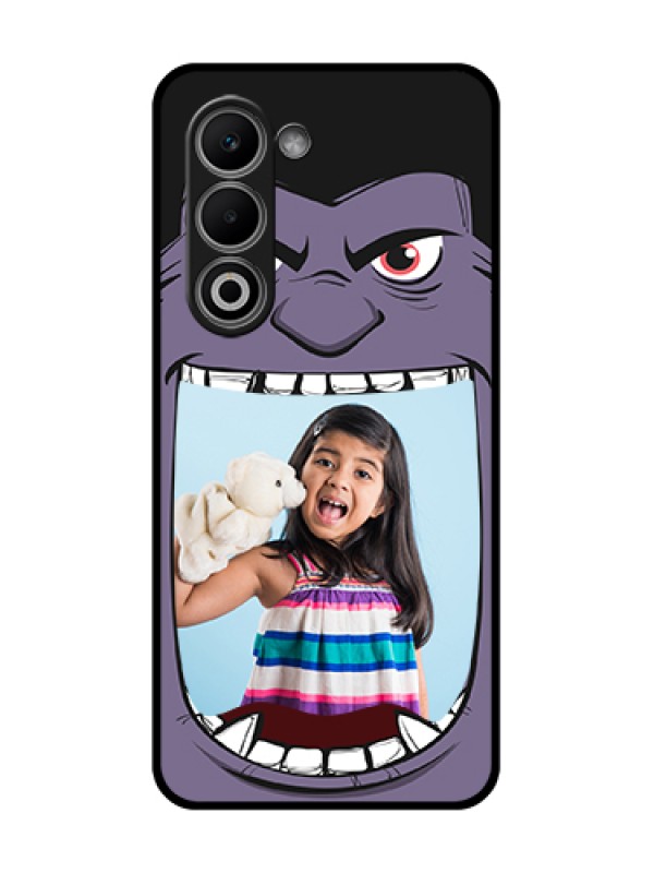 Custom Oppo K13x 5G Custom Glass Phone Case - Angry Monster Design