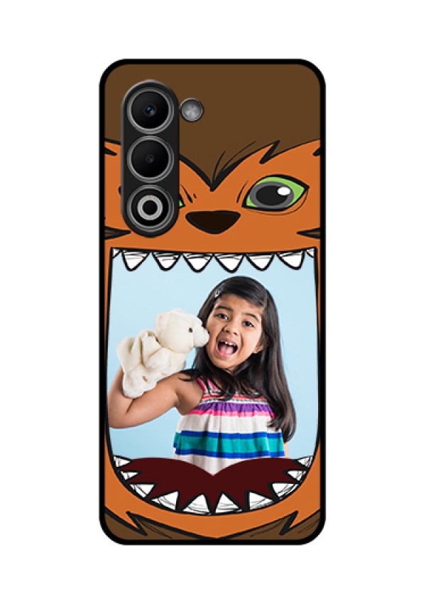 Oppo K13x 5G Custom Glass Phone Case - Owl Monster Back Case Design