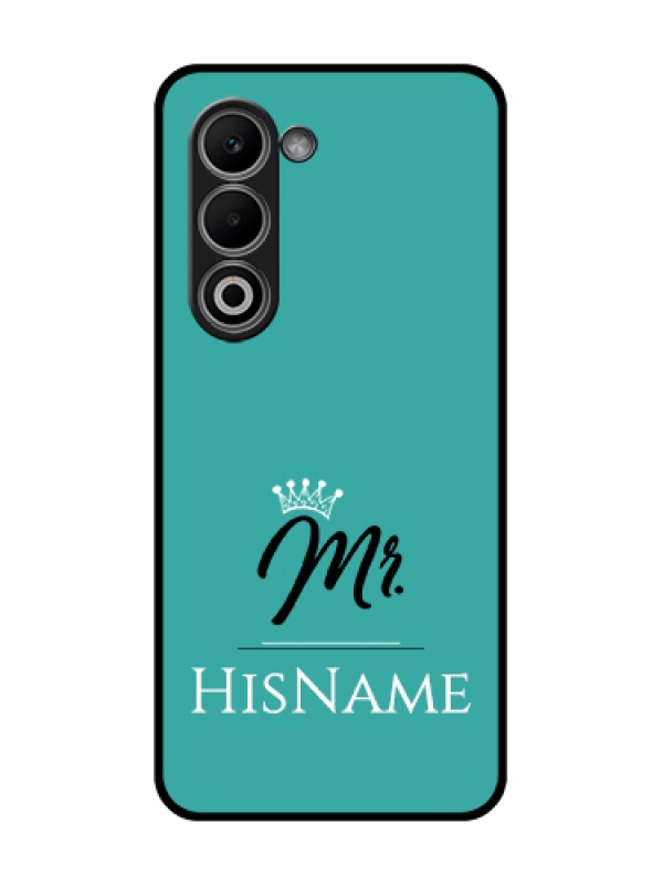 Custom Oppo K13x 5G Custom Glass Phone Case - Mr With Name Design