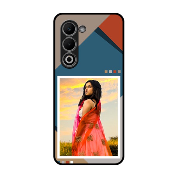 Oppo K13x 5G Custom Glass Phone Case - Retro Color Pallet Design Oppo K13x 5G Custom Glass Phone Case - Retro Color Pallet Design