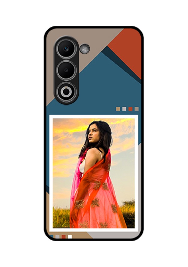 Oppo K13x 5G Custom Glass Phone Case - Retro Color Pallet Design