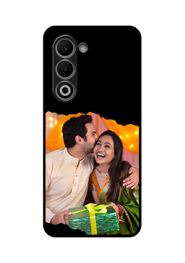 Oppo K13x 5G Custom Glass Phone Case - Tear - Off Design