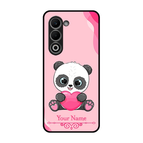 Oppo K13x 5G Custom Glass Phone Case - Cute Panda Design