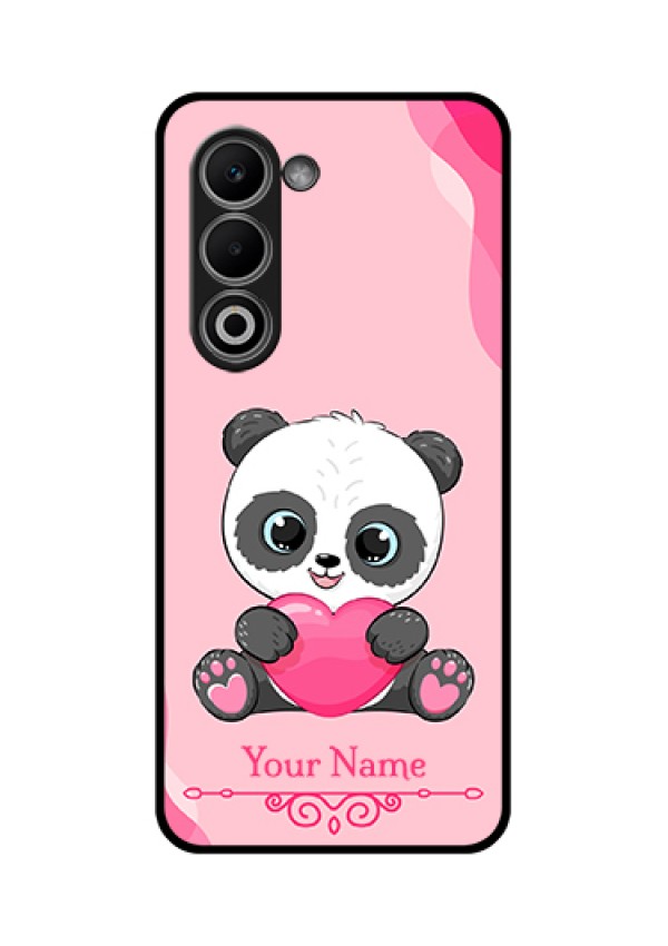 Oppo K13x 5G Custom Glass Phone Case - Cute Panda Design