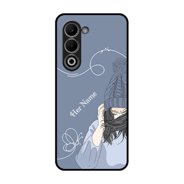 Oppo K13x 5G Custom Glass Phone Case - Girl In Winter Outfit Design Oppo K13x 5G Custom Glass Phone Case - Girl In Winter Outfit Design