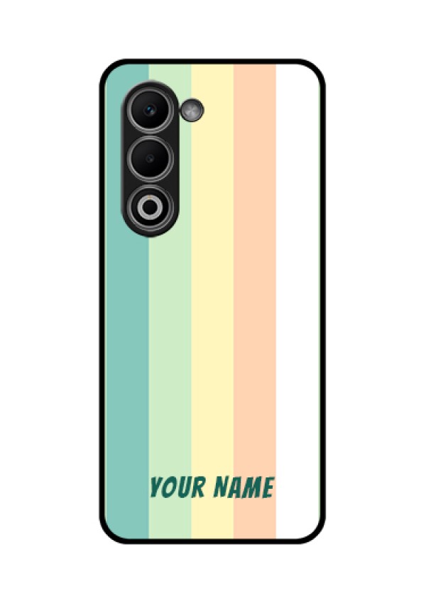 Oppo K13x 5G Custom Glass Phone Case - Multi - Colour Stripes Design