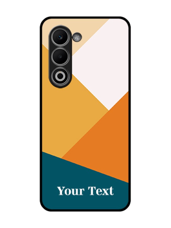 Custom Oppo K13x 5G Custom Glass Phone Case - Stacked Multi - Colour Design